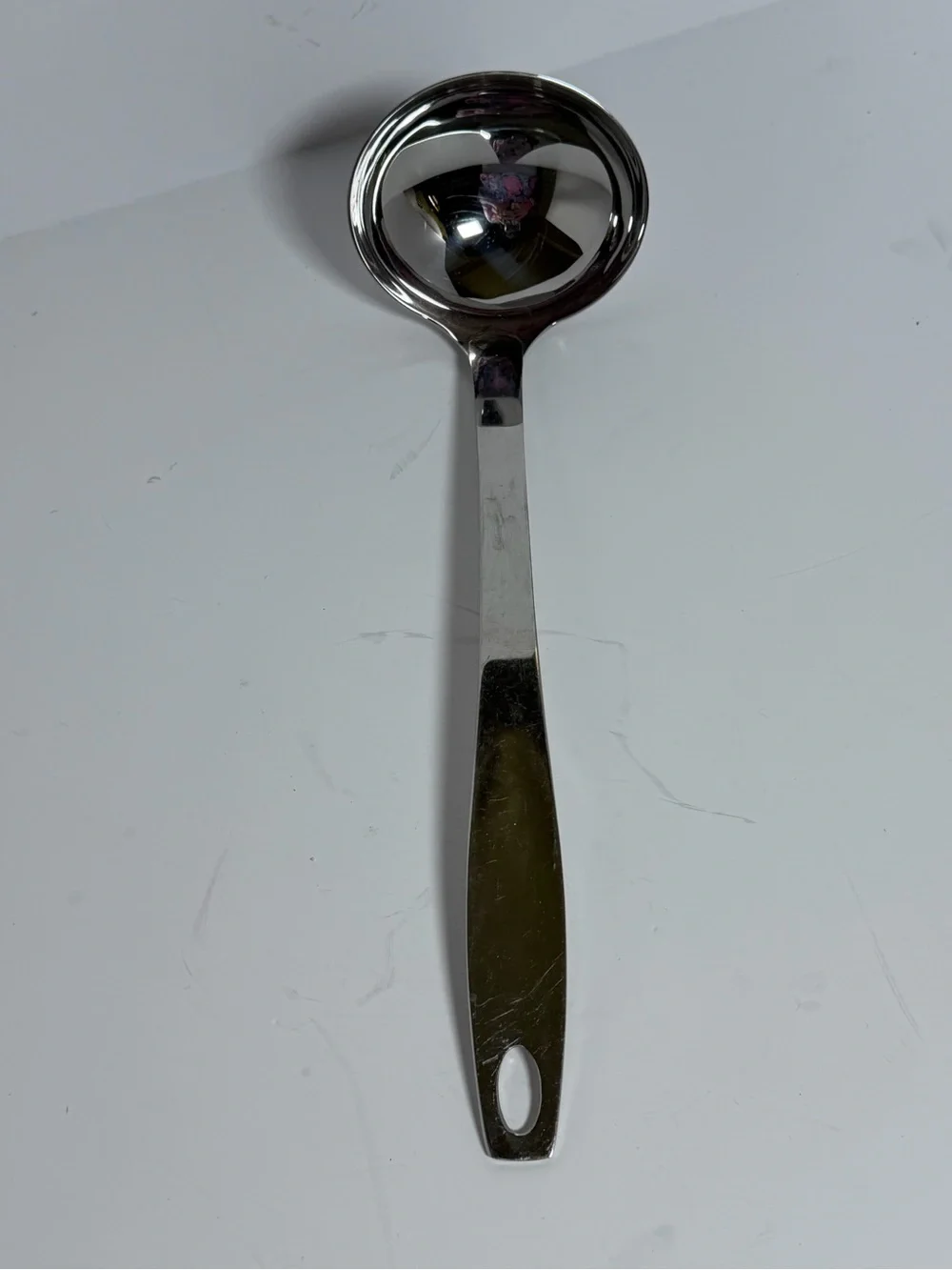 Oneida 18/8 Stainless Steel Soup Ladle with Hanging Hook – Heavy Duty Serving